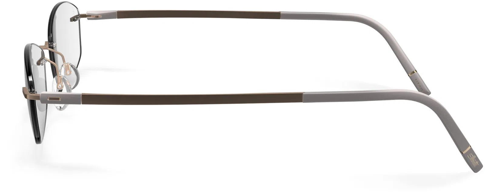 Silhouette The Dawn Demo Rimless 5573 Eyeglasses - view 73